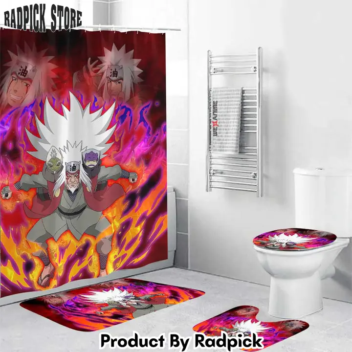 Jiraiya combo bathroom set anime decor idea   rp0202516